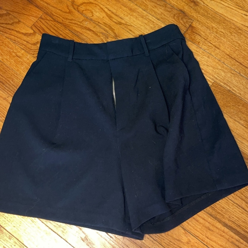 Black A&F Sloane Tailored Shorts